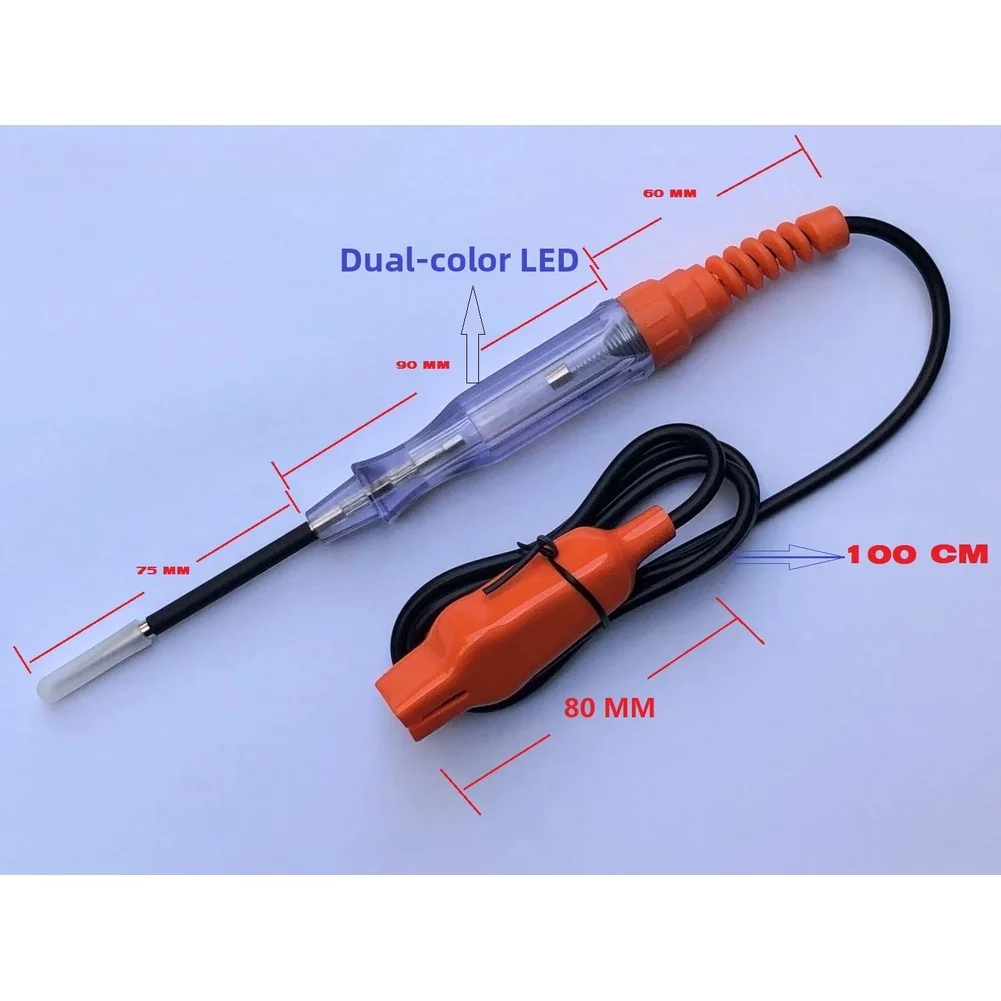 6-24V Circuit Tester With LED Indicator Light&Long Cable Circuit Tester Electrical Test Pen For Testing Vehicle Circuits view 6