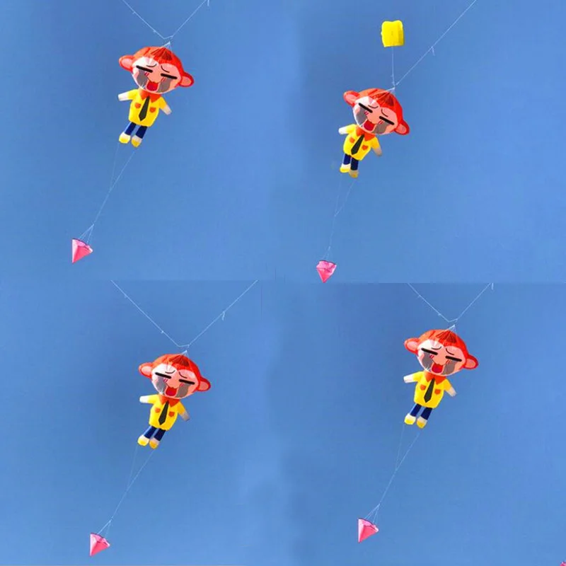 free shipping monkey kite flying cometas infantiles kites for kids kite surfing vlieger pendant outdoor toys linha de pipa fun