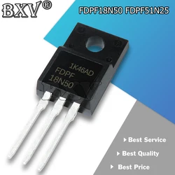 10PCS FDPF18N50 18N50 500V 18A N-Channel MOSFET TO-220F FDPF51N25 TO220