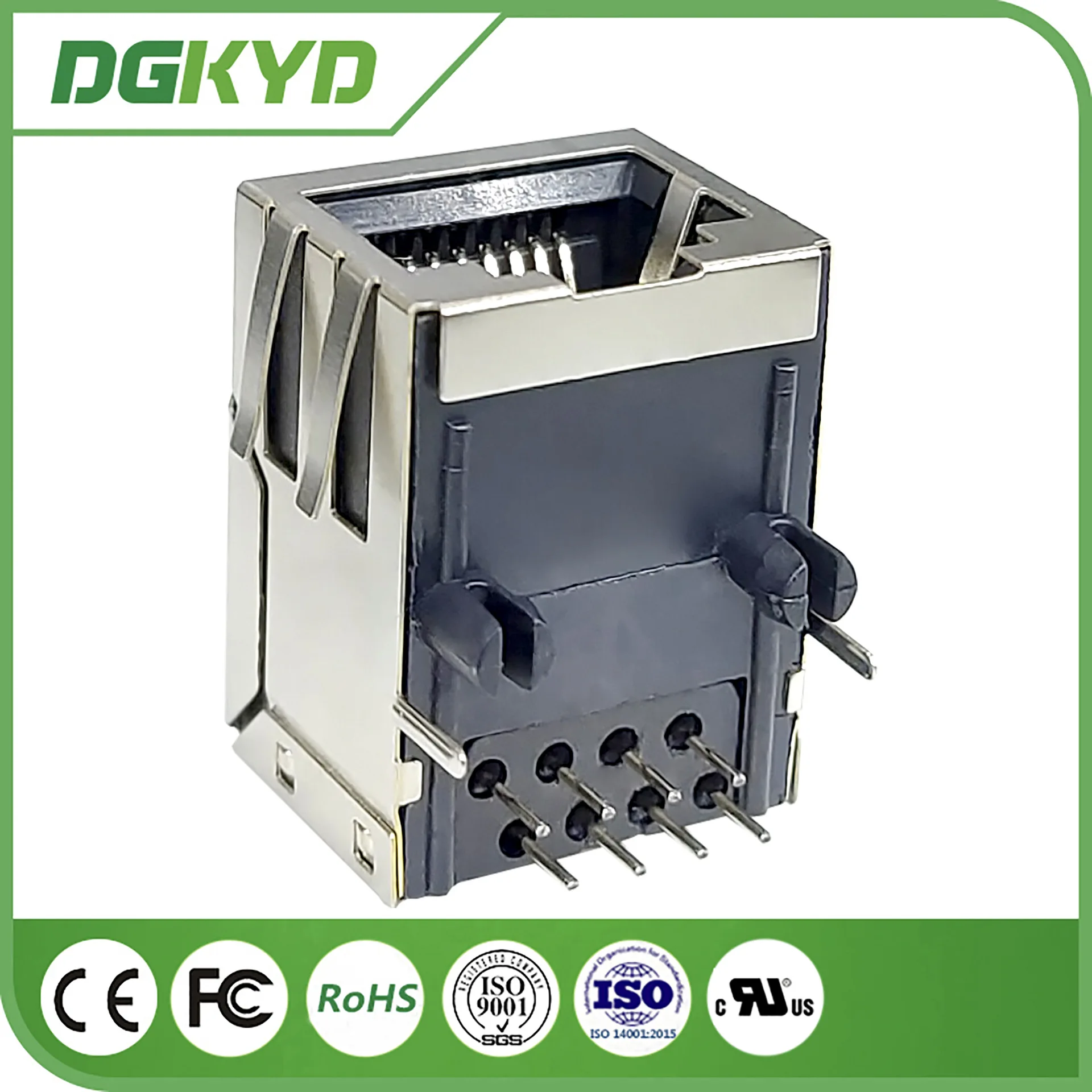For RJ45 interface 5921 Single port shielded connector, round needle, with shrapnel DGKYD59211188HWA1DY1