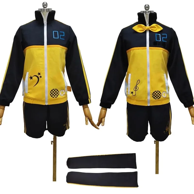 

Project F 2nd Rin Len Cosplay uniform Carnival Halloween Party Men Women's Daily wear Clothing 2025