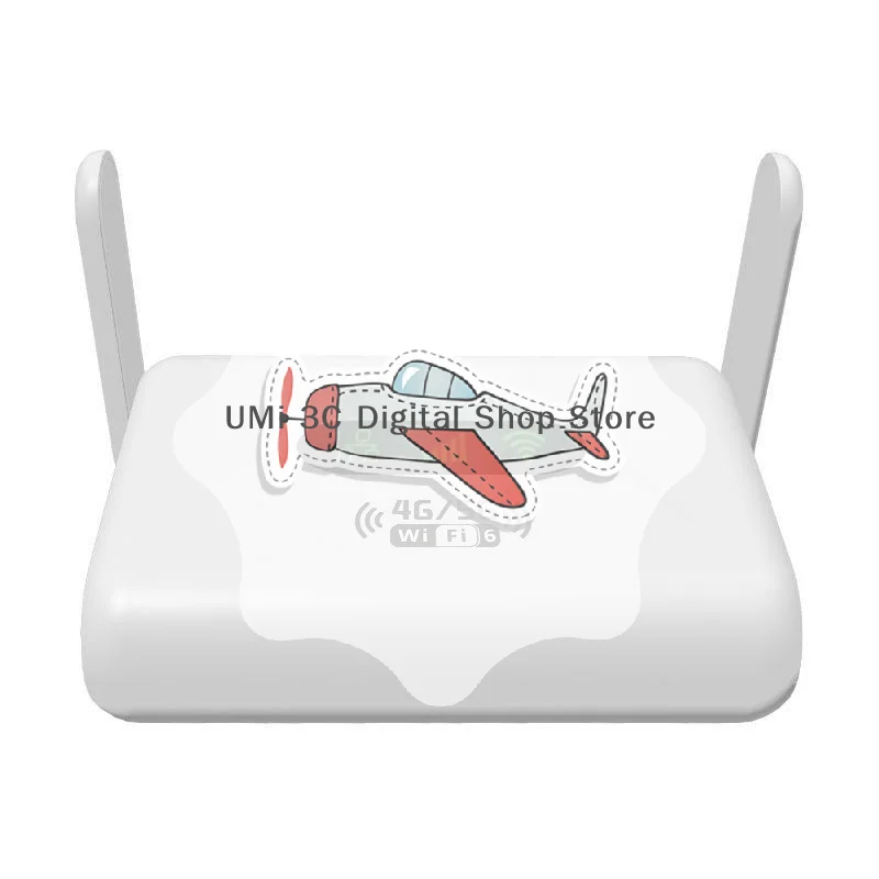 Portable 4G WIFI6 LTE Router 300Mbps Sim Card Modem 1 LAN RJ45 Port for Holiday Vacation Rental Use