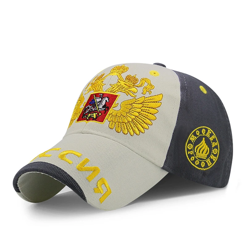 Rimiut Russland Nationalen Emblem Gold Doppeladler Cap Einstellbar Baumwolle Hut Snapback Gorras Hip Hop Männer Frauen Baseball kappe