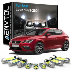 AENVTOL Car Interior LED Lamp Canbus For Seat Leon MK2 MK3 MK1 1M 1P 5F 1999-2003 2004 2005 2007 2008-2016 2017 2018 Accessories