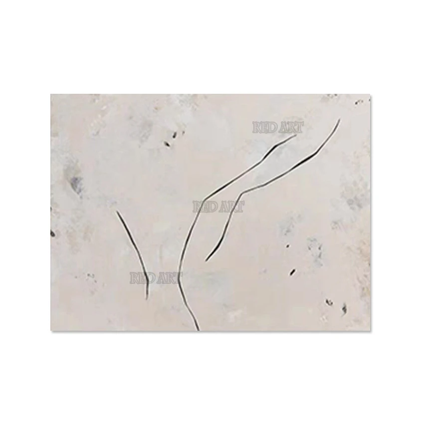 

Современные фрески для украшения дома в простом стиле, акриловый белый плакат с абстрактной живописью, настенное искусство, горячие продажи экспонатов