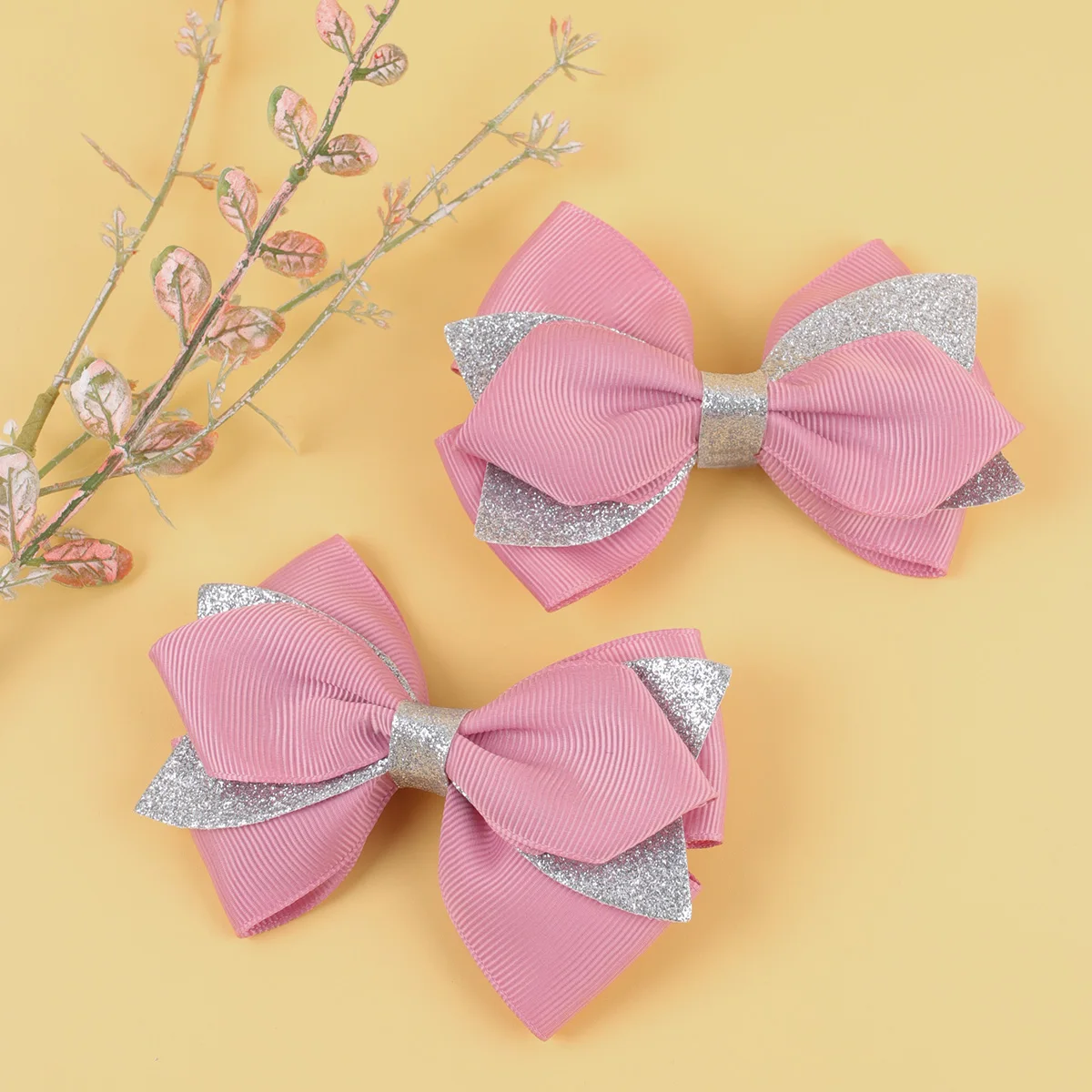 1/2PCS/Set Hair Bows Hair Clips For Cute Girls Hairgrip Handmade Hairpin Boutique Barrette Headwear Kids Hair Accessories