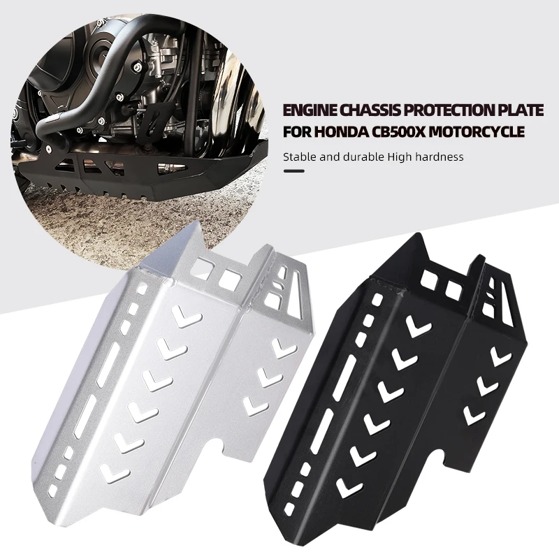 Motorcycle Engine Lower Base Chassis Guard Protection Cover Skid Plate Belly Pan Protector For HONDA CB 500 X CB500X 2019 - 2022