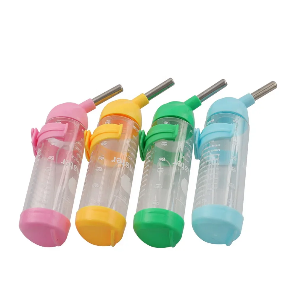 

20 PCs Plastic Hamster Drinker Water Bottle Dispenser Hanging Pet Guinea Feeder Rabbit Drinking Dispenser