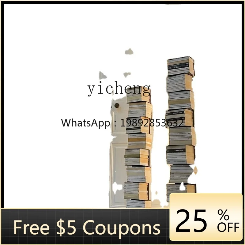 

ZZZk Hidden Bookshelf and Storage Shelf Floor Modern Study and Bedroom Decorative Atmosphere