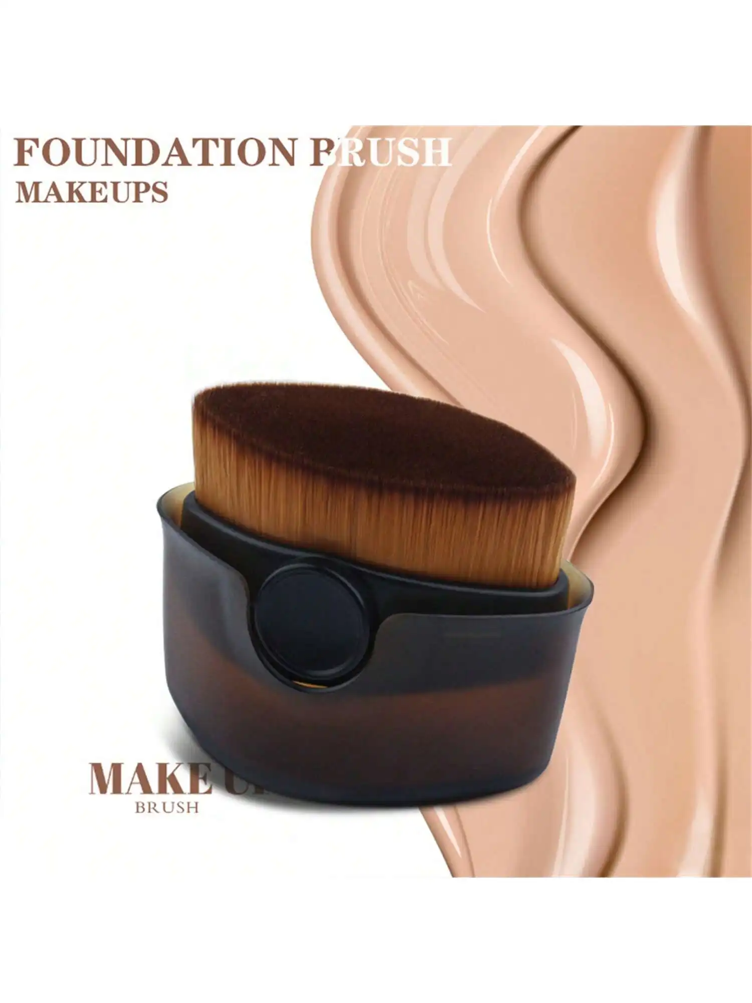 New Magic Makeup Brush Liquid Foundation BB Cream No Trace Soft High Density Fiber Hair Easy to Carry Girls Beauty Tools