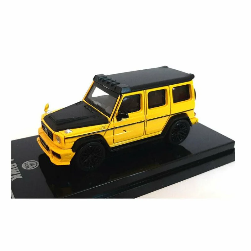 دييكاست PARA64 1/64 مقياس LBWK AMG Penci G 63 SUV جسم عريض تعديل سبيكة سيارة نموذج تحصيل لعبة هدية تذكارية العرض