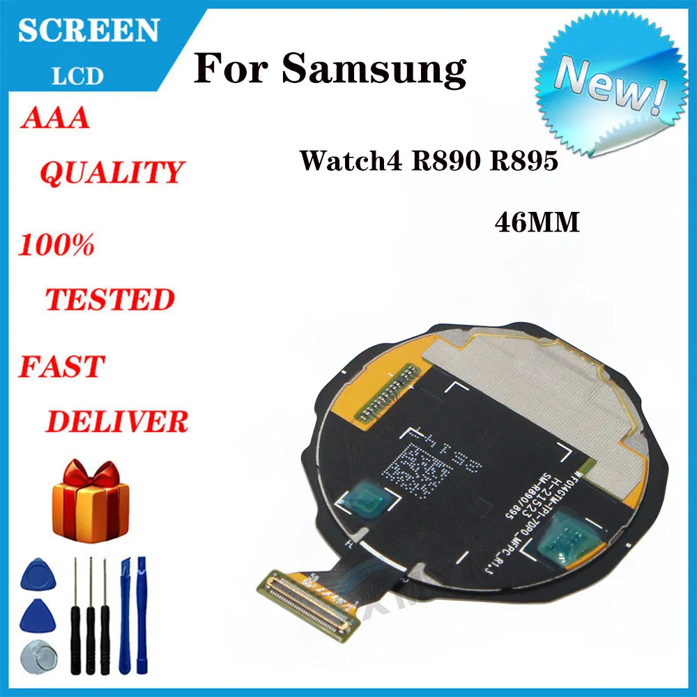 For Samsung Watch4 R890 R895 LCD Screen Display 46MM Replacement And Repair Of Accessories