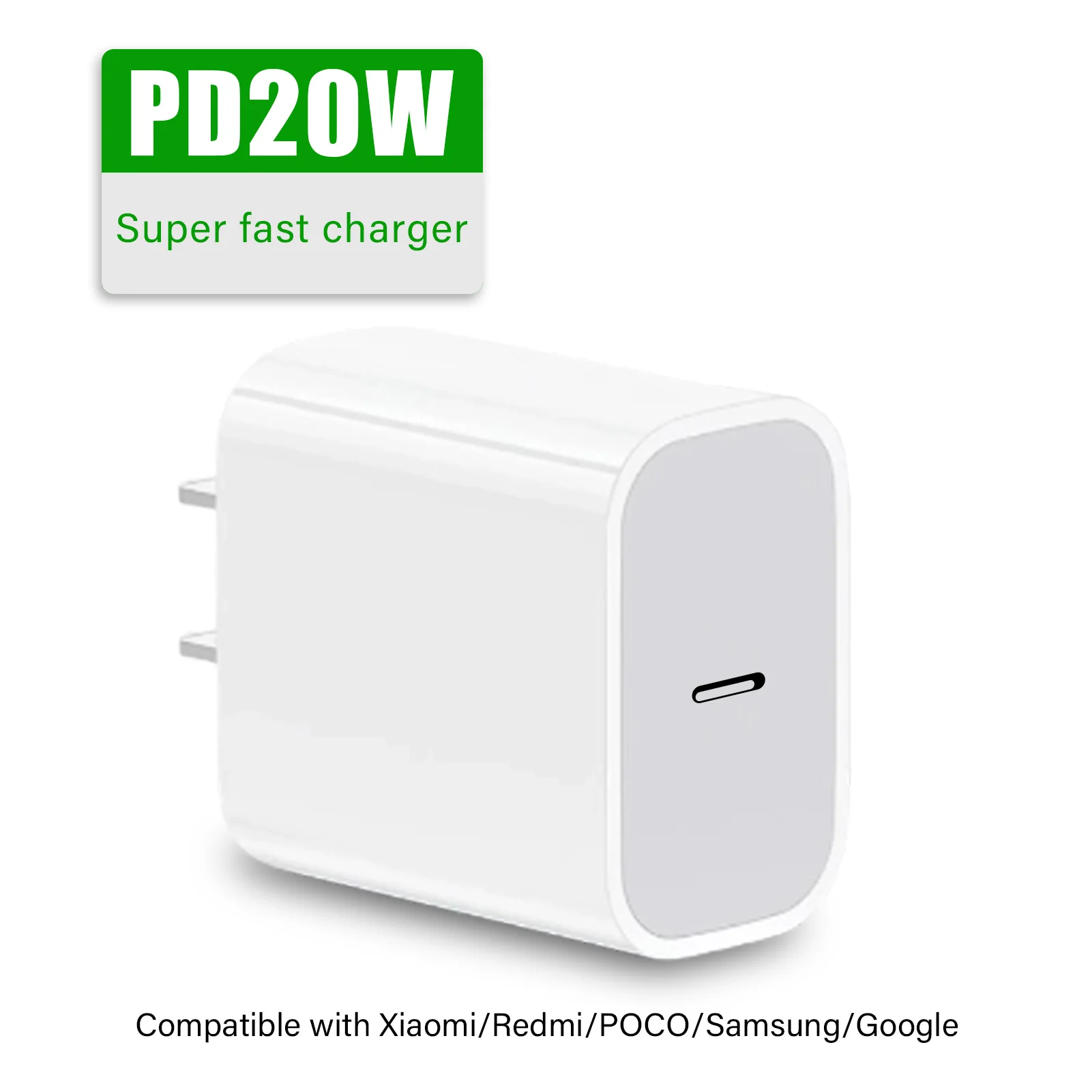 1-2Pcs PD 20W Fast Charger USB C cable For Xiaomi Redmi Samsung Google Huawei POCO Honor Type C adapter Plug Phone Accessories