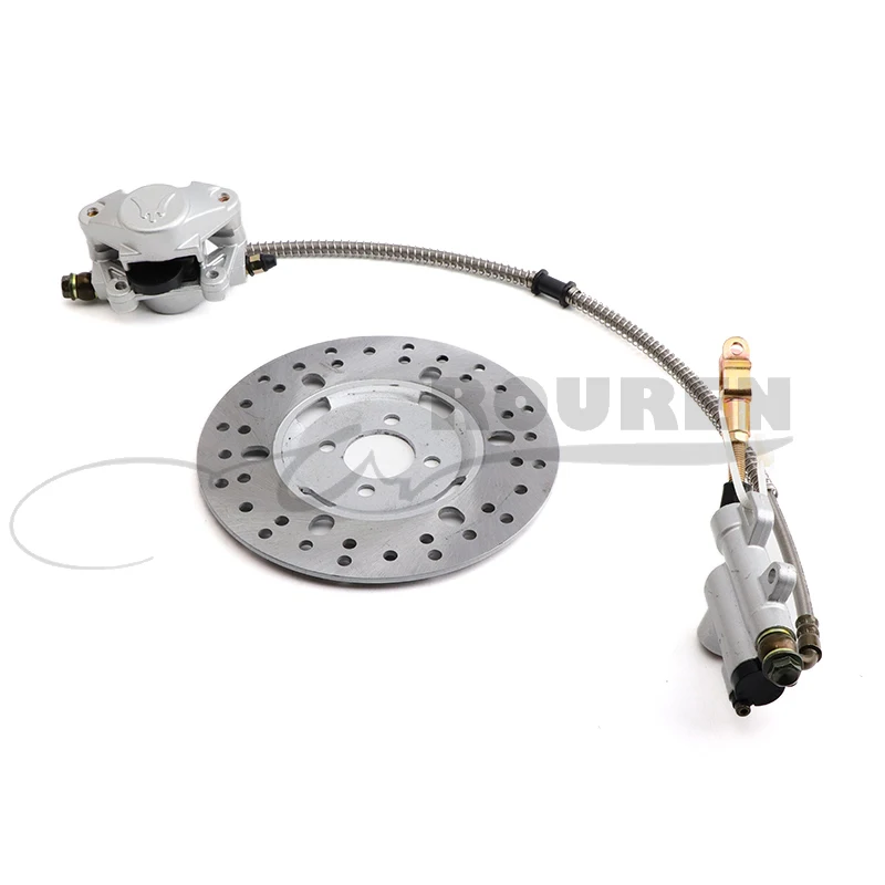 Rear Disc Brake Caliper System Pad  Hydraulic   Pump for 150cc 200cc 250cc ATV Quad Accessories