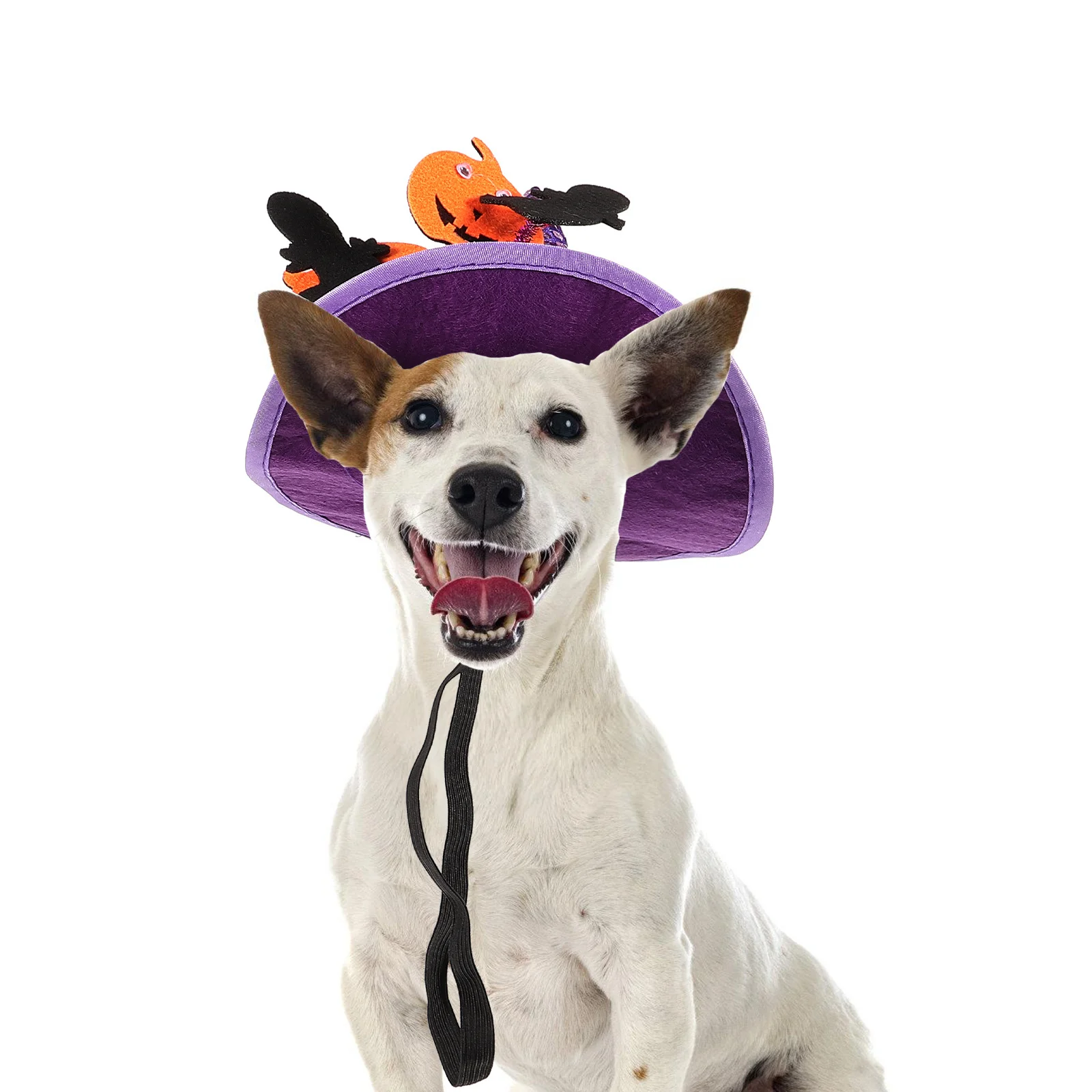 

Halloween Pet Decorative Hat Comfortable Pet Witch Hat Party Cosplay Accessory Adorable Cat Dog Halloween Costume