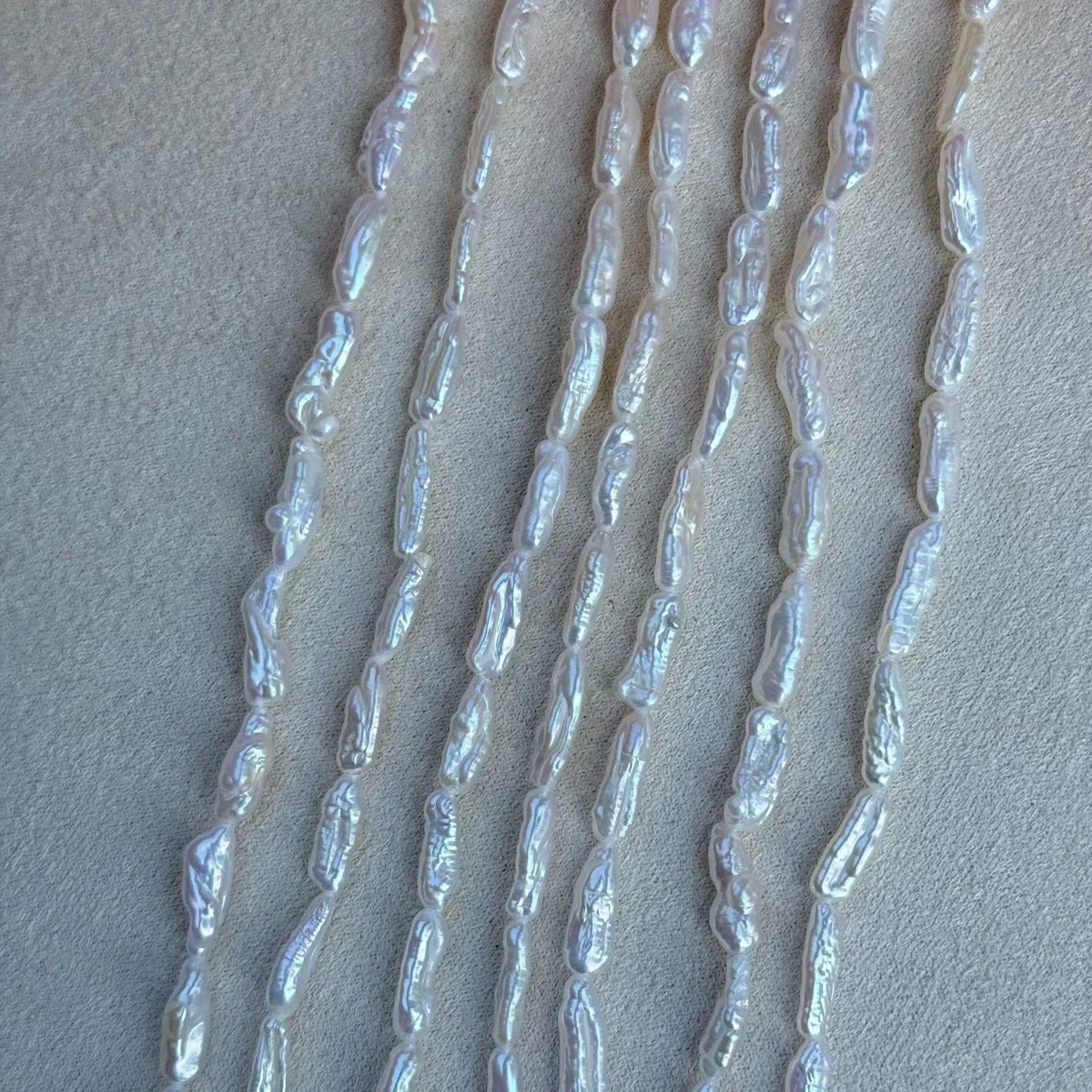 

4-5x5-7mm Keshi Irregular Bead Natural Freshwater Pearls Necklace Jewelry Making DIY Bracelets Earrings Accessories Wholesale