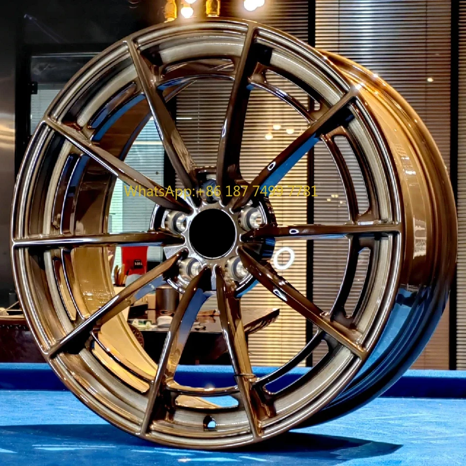 

Brushed Bronze Polished17 18 19 20 22 23 24Inch Rims Individual Customized 5x120/112/130/127/114.3 Forged Wheels for Luxury Cars
