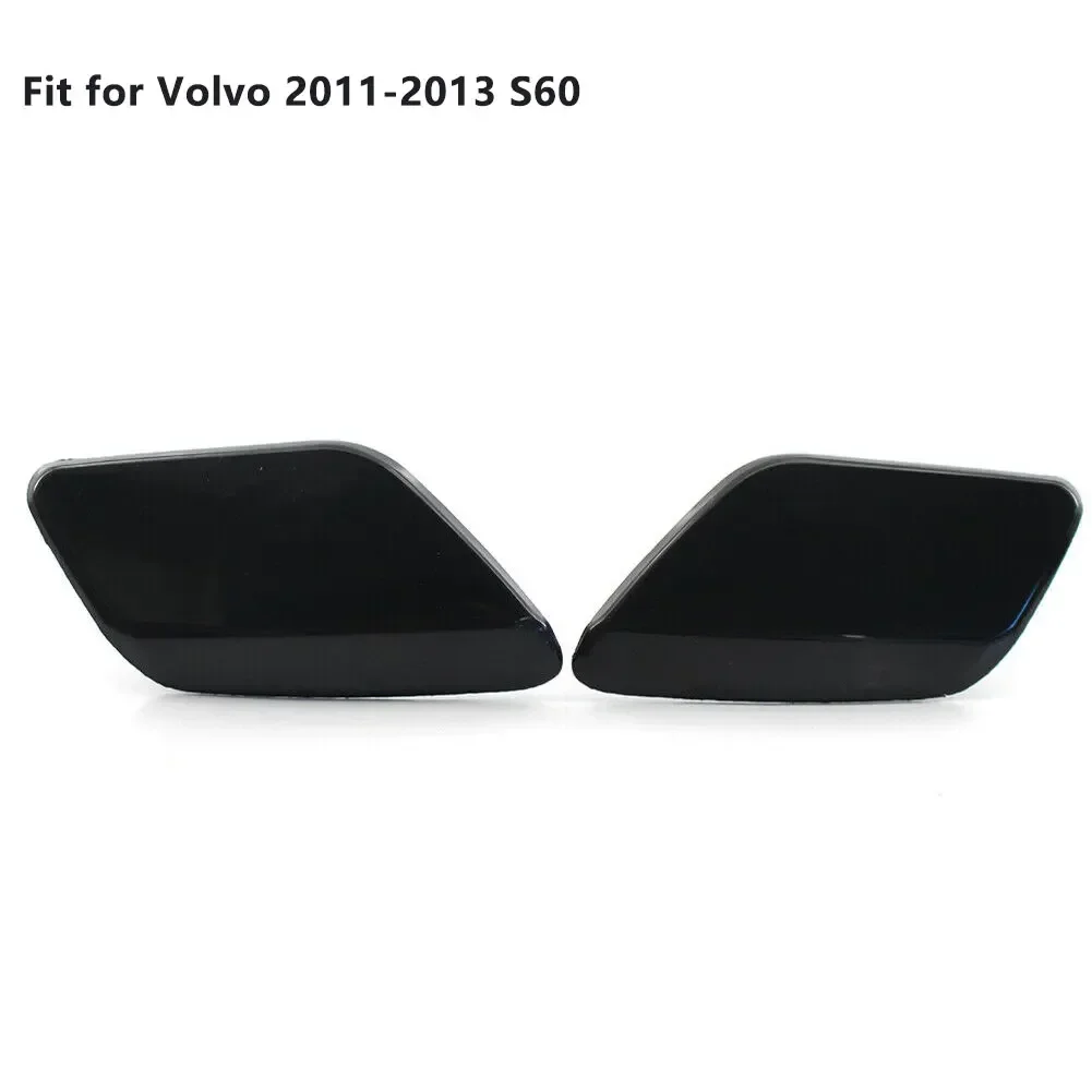 2pcs Water Spray Cover Right+Left Front Headlight Washer Cap Cover 39802699 39802681 For Volvo S60 2011-2013 Car Accessories