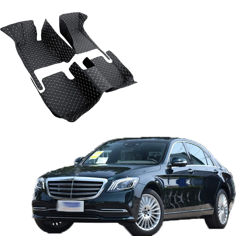 

Interior Accessories Car Floor Mats for Benz S Class Five Seats W222 2014-2016 2017 2018 2019 2020 Custom Auto Foot Pads Auto
