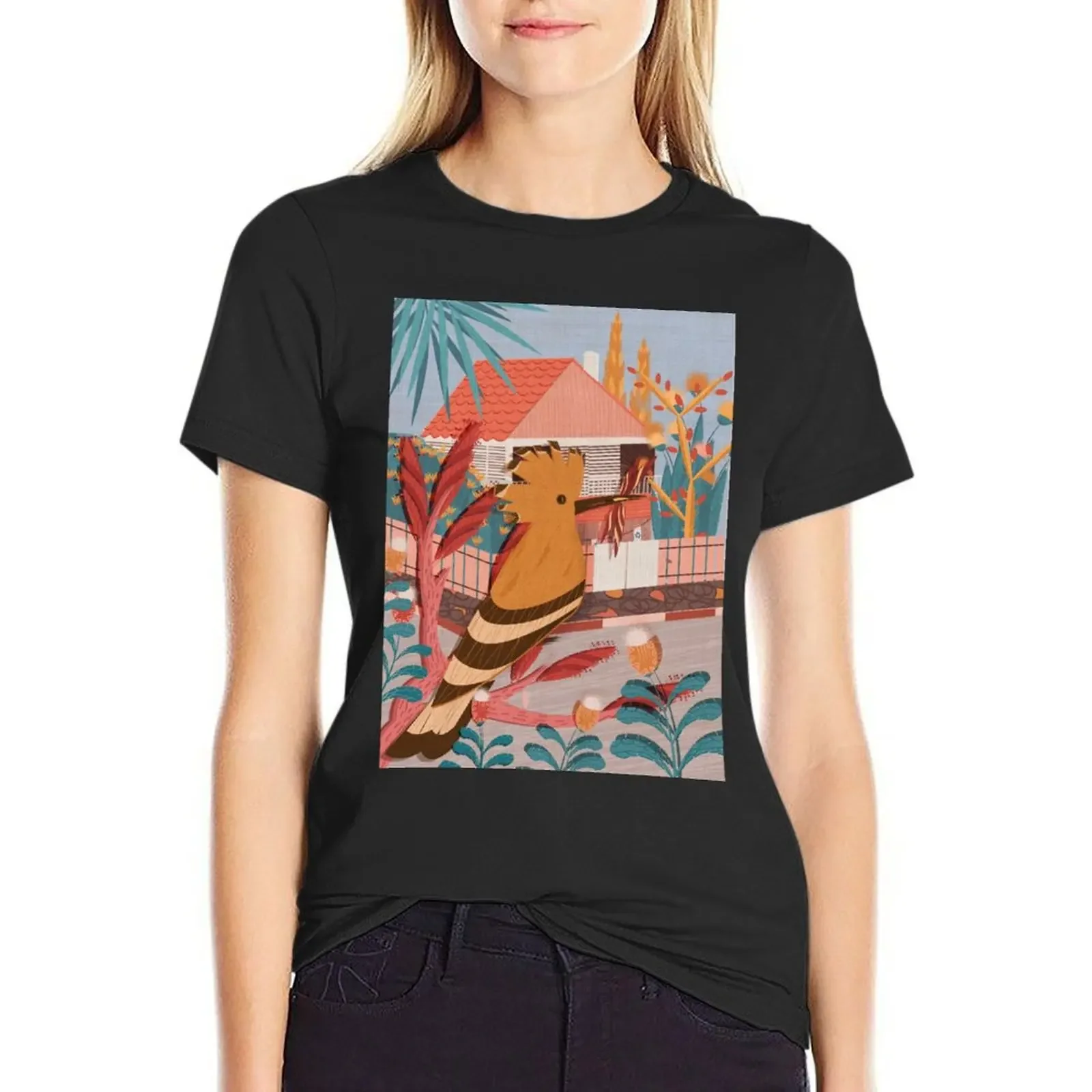 

hoopoe T-Shirt summer clothes lady clothes aesthetic clothes Women t shirt