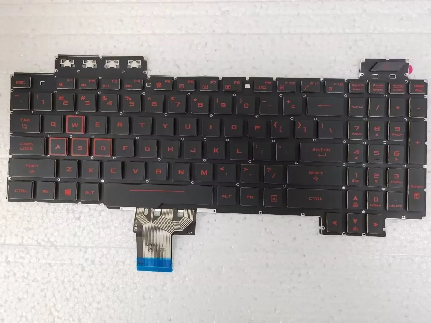 

US Backlit Red Keyboard for Asus TUF Gaming FX504 FX504GD FX504GE FX504GM FX80 FX80GM FX505 FX505GD FX505GE FX505GM FX86 FX705