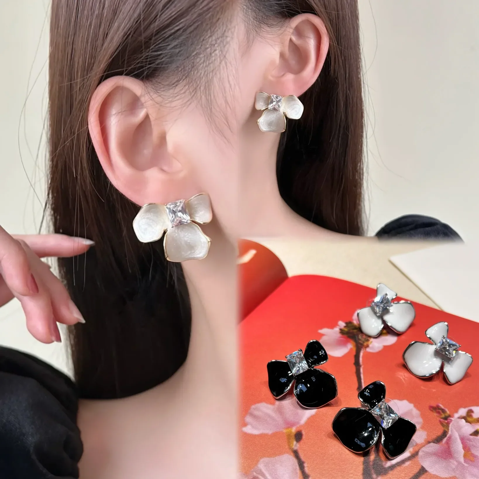 Fashion exquisite orchid series high quality earrings