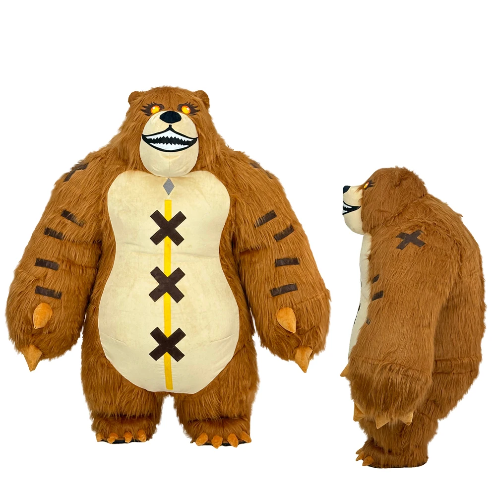 

Inflatable Annie Bear Plush Costume Adult Character Cosplay Halloween Christmas Performance Props Party Costumes