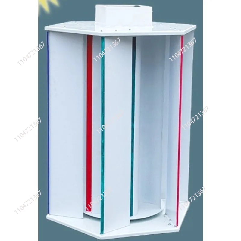 New type of diversion wind turbine vertical wind breeze start magnetic levitation coreless generator