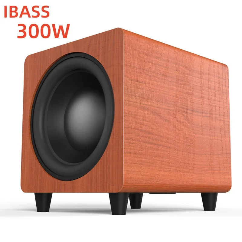 Ibass 10 Inch 300W High-power Subwoofer Home Theater Portable Computer Speaker Digital Transmission Lossless Sound Quality TV/PC