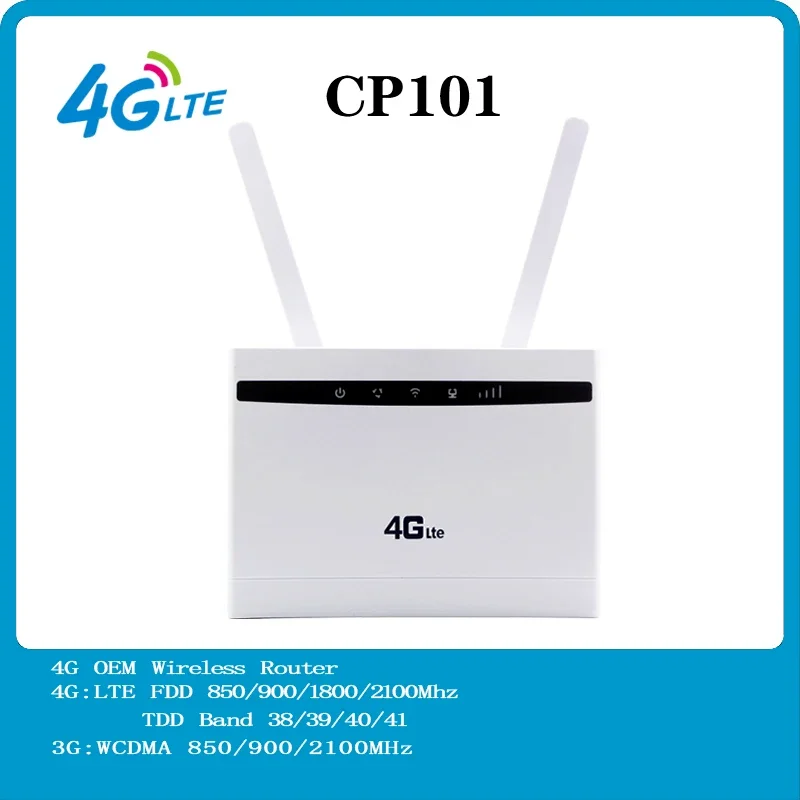 

CP101 4G Wireless Router With Antenna Mobile Hotspot 150Mbps High Speed PK B315,B525