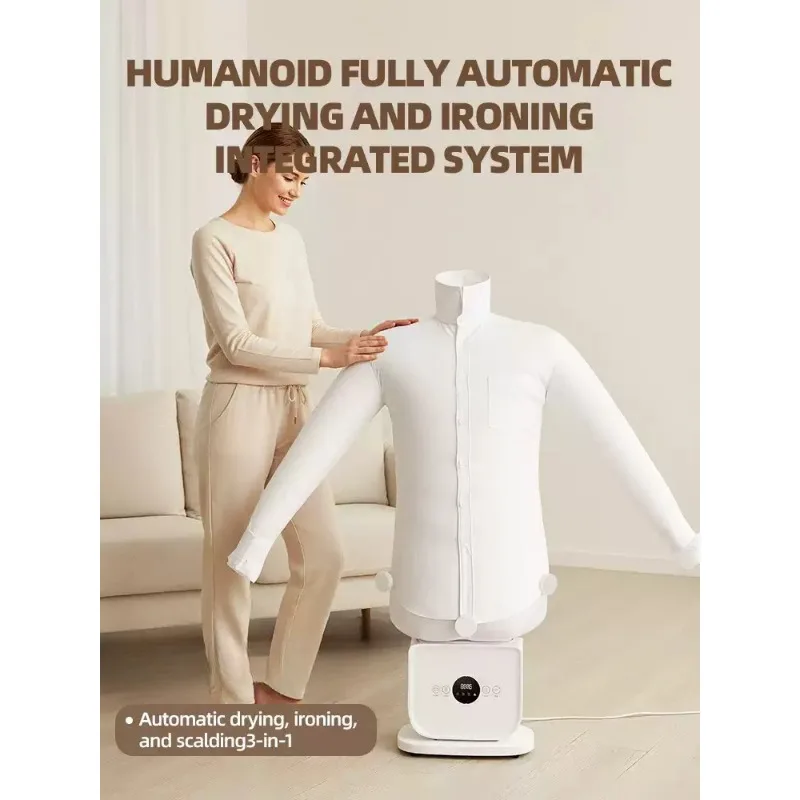 Automatic Garment Ironing Drying All‑in‑One Machine,Clothes Wrinkle Removal Fabric Care Household Clothing Steamer
