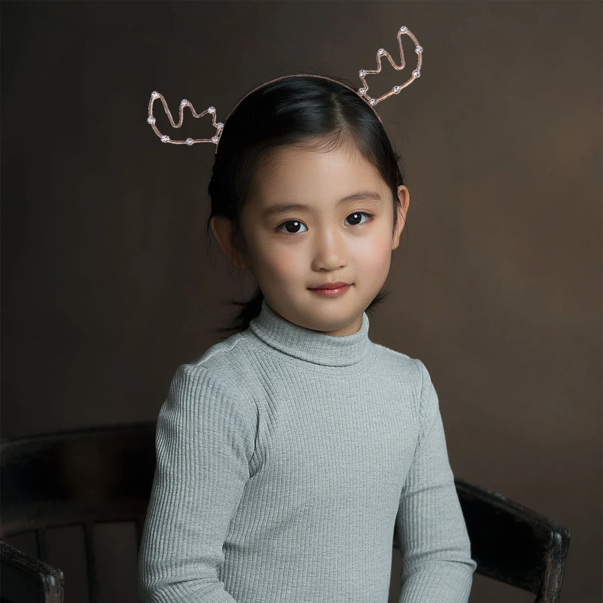 

Antler Hair Hoops Rhinestone Christmas Headband Party Performance Festival Headdress Antler Hair Hoop