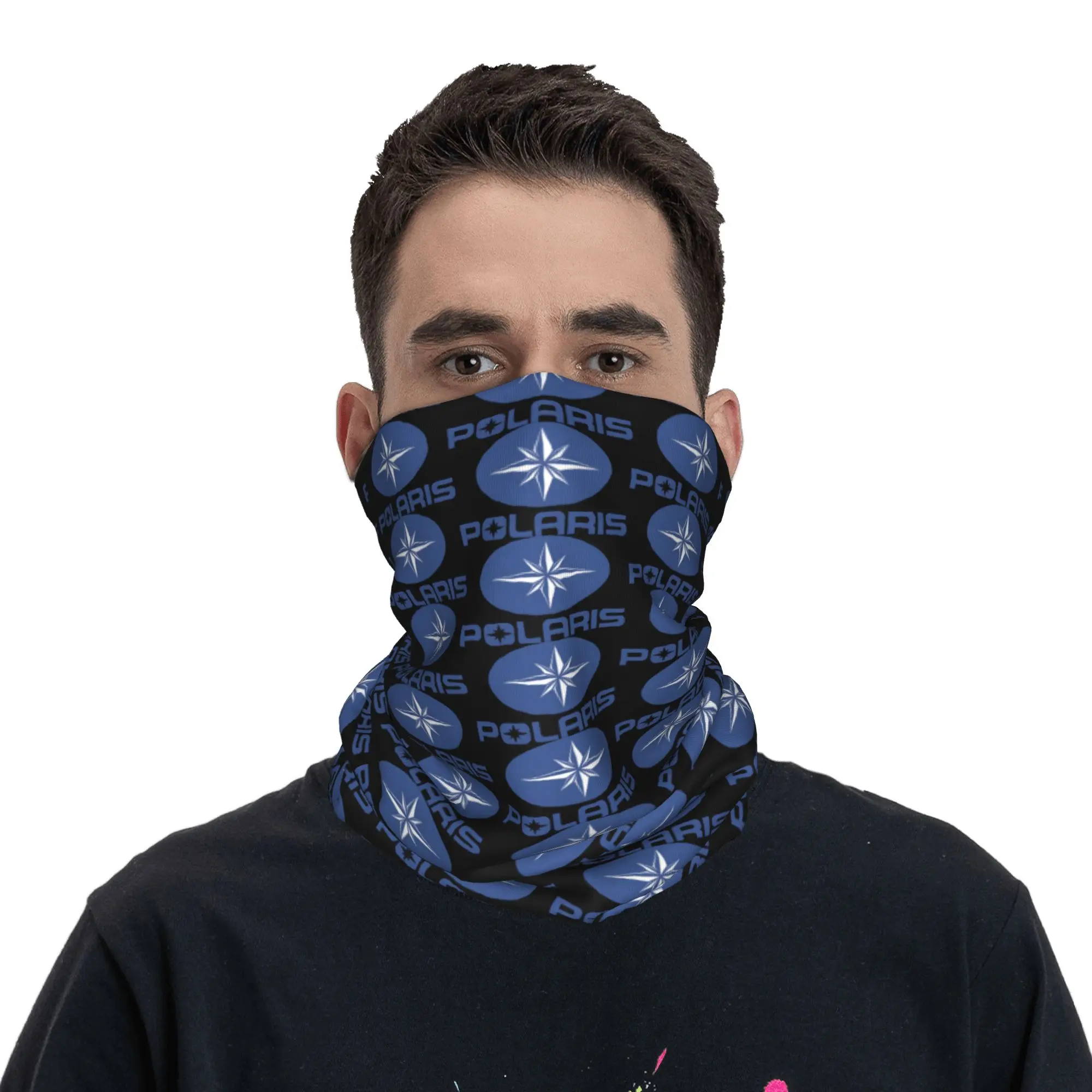 Custom P-Polaried Neck Gaiter Men Women UV Face Shield Winter Motor Racing Sport Car Bandana Scarf for Hiking