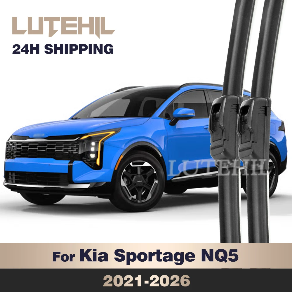 

For Kia Sportage NQ5 2021-2026 Wiper Front Wiper Blades Windshield Windscreen Window Brush 26"+18"