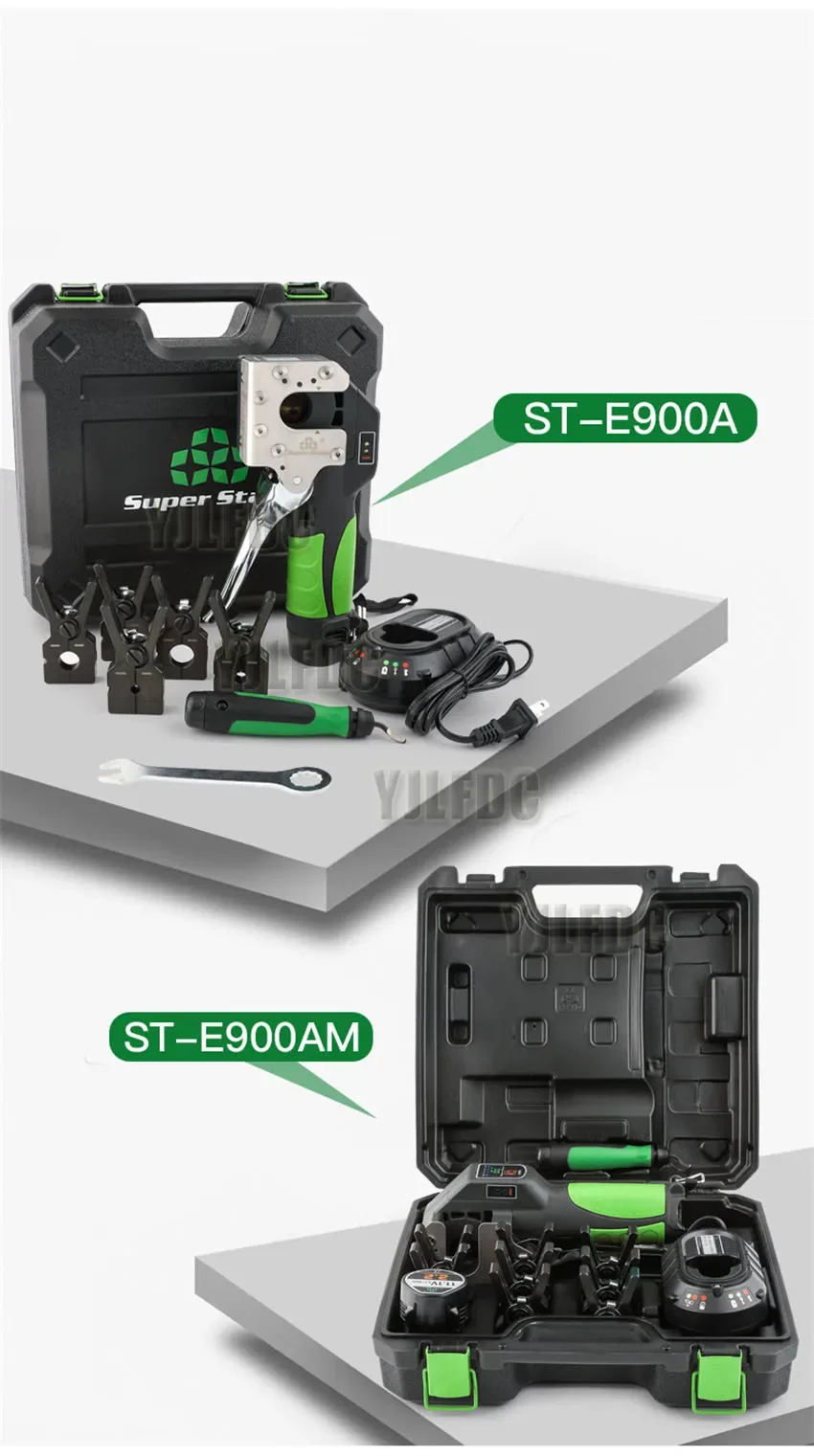 ST-E900A Automatische Lithium-Batterie Elektrische Power Kupfer Rohr Flare Werkzeug Klimaanlage Kühlschrank Cordless Auto Flare – Detail 7