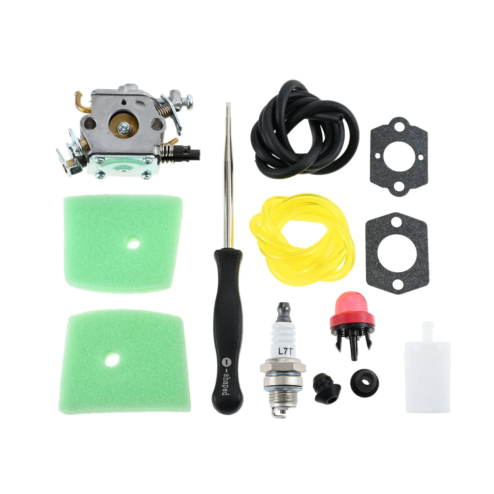 C1Q-EL24 Trimmer Brushcutter Carburetor Kit for Husqvarna 123C 123L 223L 223R 322C 322R Replaces for Homelite C1Q-EL24 C1Q-EL24A