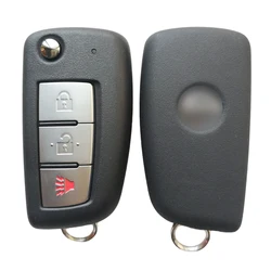 HNKeys for Nissan Flip Remote Key 2+1 Button 433MHz 4A Chip CWTWB1G767