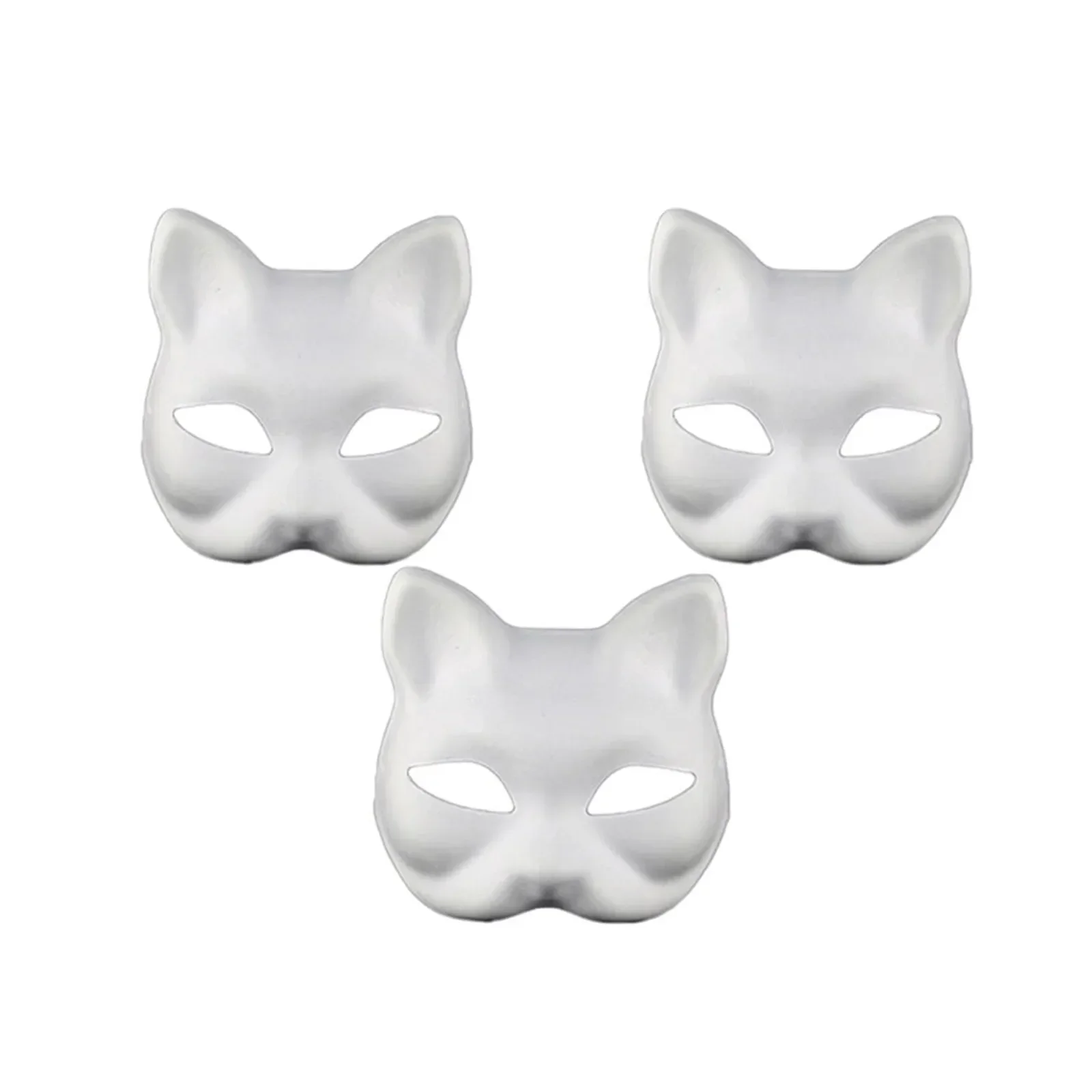 5pc neue Verpackung Maskerade Maske Halloween Party Maske DIY Füchse Maske handgemalte Anime Katze