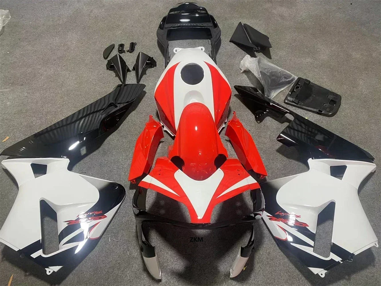 

Motorcycle Fairing Kit for HONDA CBR600RR F5 03 04 CBR 600RR CBR 600 RR f5 2003 2004, ABS Shell Protection Red white Fairing Kit