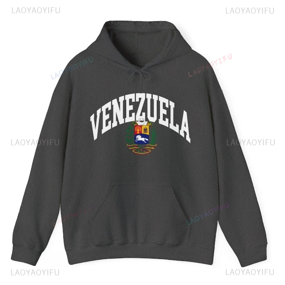 เสื้อสเวตเชิ้ตสไตล์วินเทจลายกราฟิกของขวัญจากเวเนซุเอลา สำหรับผู้หญิงและผู้ชาย สไตล์ลำลอง อุ่นสบาย แขนยาว ดีไซน์สร้างสรรค์