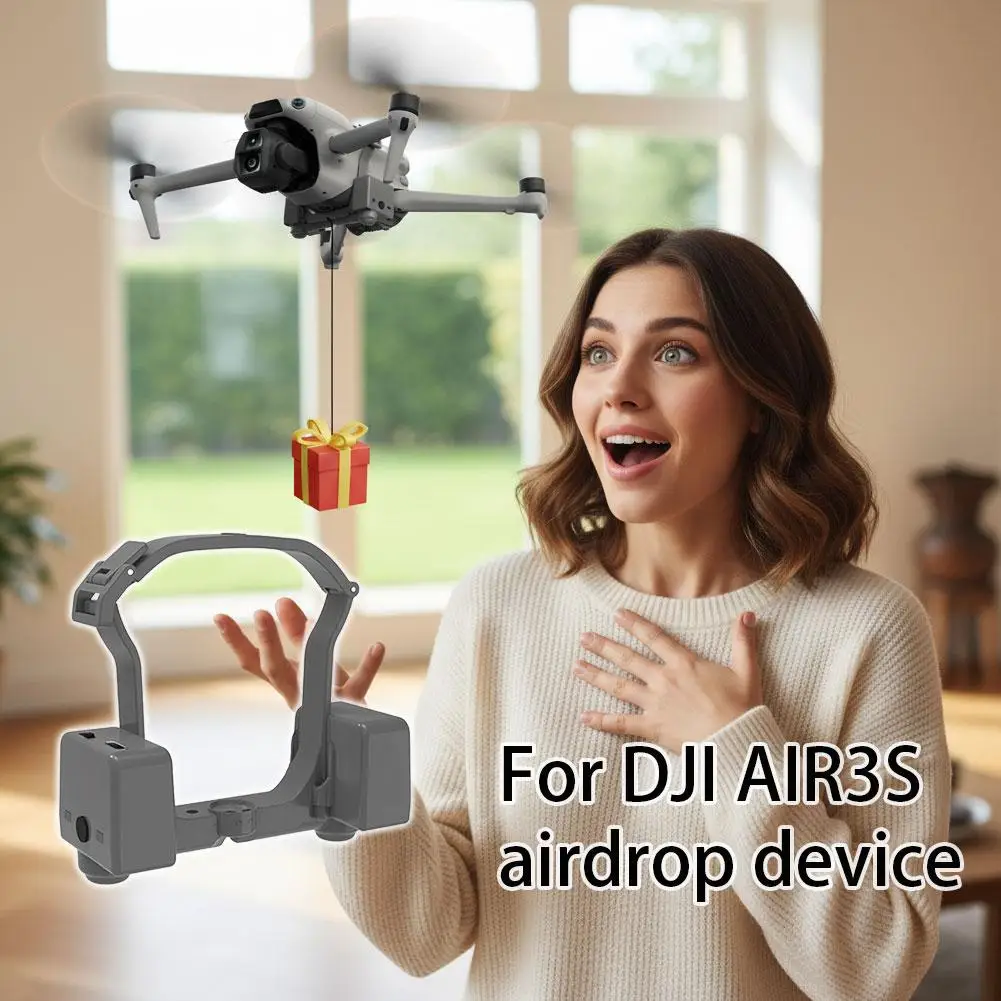 Airdrop System Thrower For DJI AIR3S Thrower Wedding Gift Delivery Advertising Fishing Bait Throwing Gifts Drone Accessories