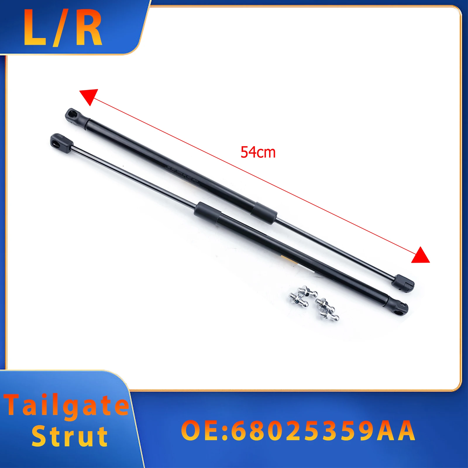 

2PCS Tailgate Strut For JEEP Grand Cherokee WH 2008-2011 3.7L 5.7L WK 2005-2015 3.7L68025359AA High-Quality Car Accessories