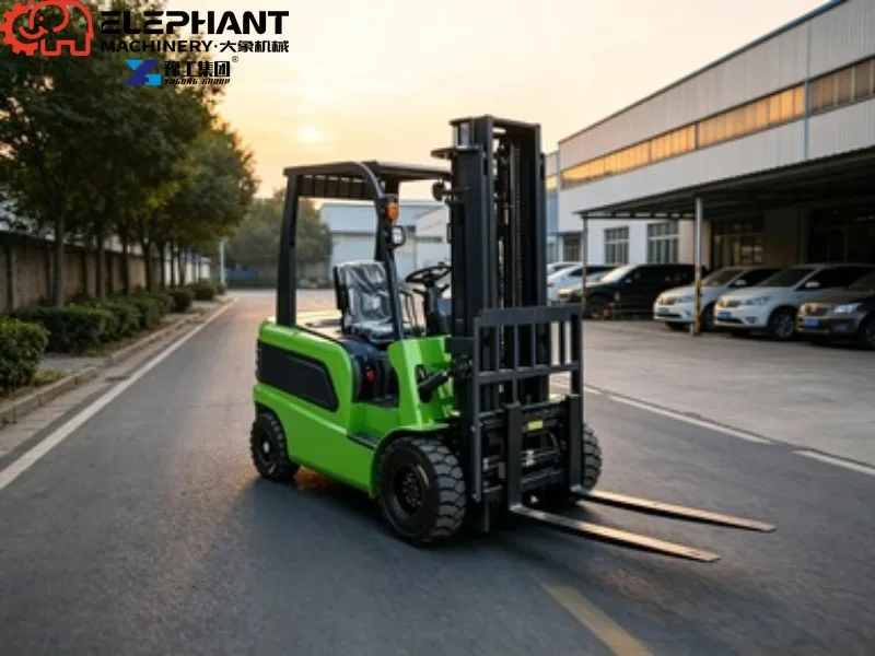 4 Ton Mini Electric Forklift Lithium Power 3m Lift Height Electric Pallet Transport Forklift Factory Heavy Material Work