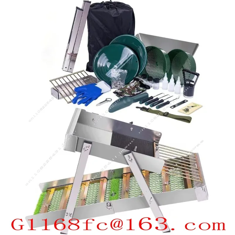 New Folding Non Powered Selectio, Rubber Chute, Gold Mining Tool
