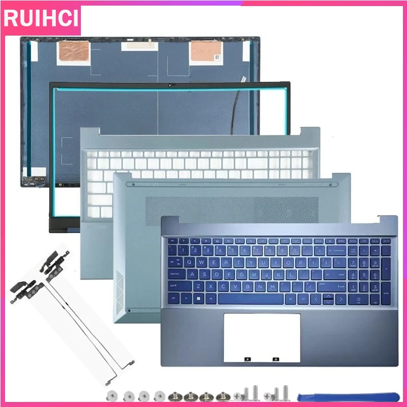 

New For HP 15-EG 15-EH TPN-Q245 Q246 Top Cover Frame Laptop Screen Back Front Bezel Palm Bottom Shell Upper Lower Case Keyboard