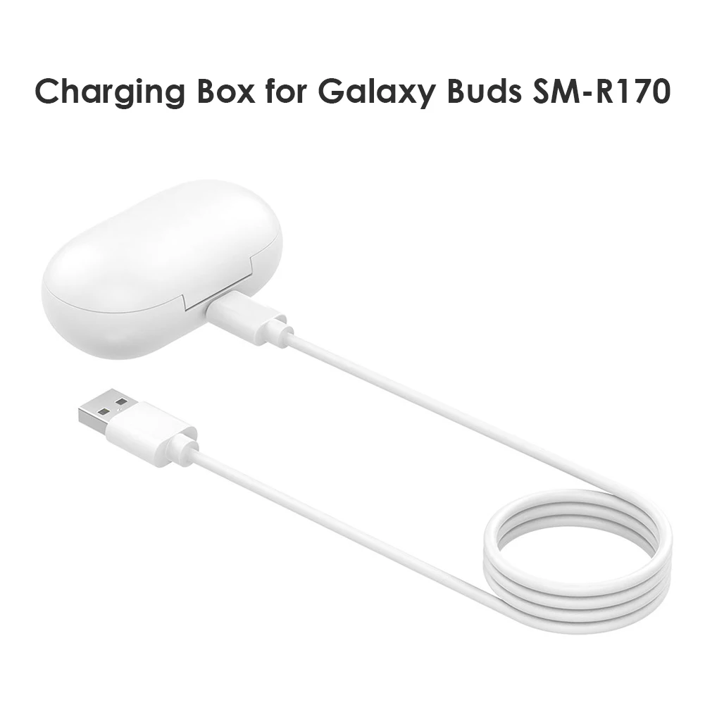 سماعة استبدال شحن صندوق شحن لسامسونج غالاكسي Buds + SM-R175/Galaxy Buds SM-R170 سماعات الأذن شاحن مهد