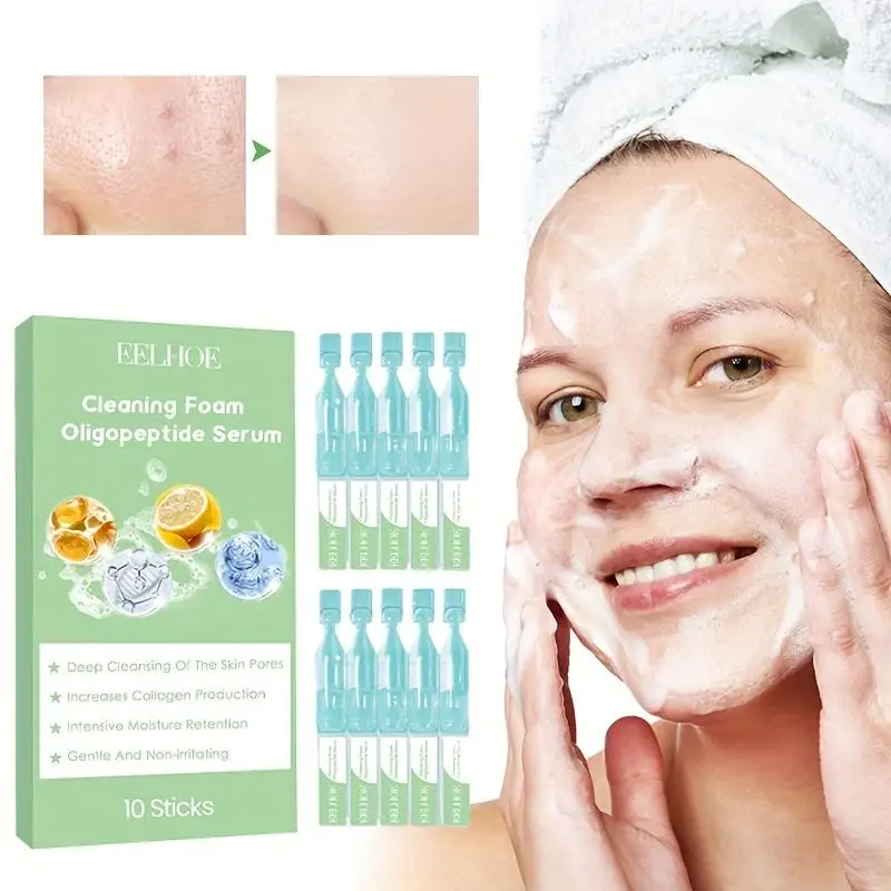 Cleansing Foam Essence Softens Cutin Brightens Skin Cleanses Pores And Eliminates Blackheads And Acne