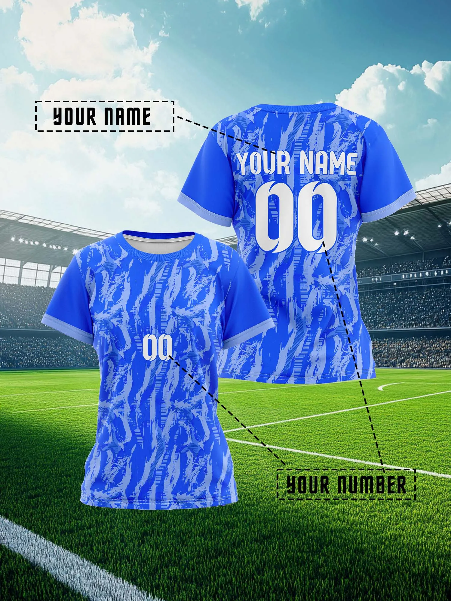 

Женская спортивная футболка с V-образным вырезом на заказ с именем и номером, быстросохнущая, с полной сублимационной печатью, розовая, модная, 2026