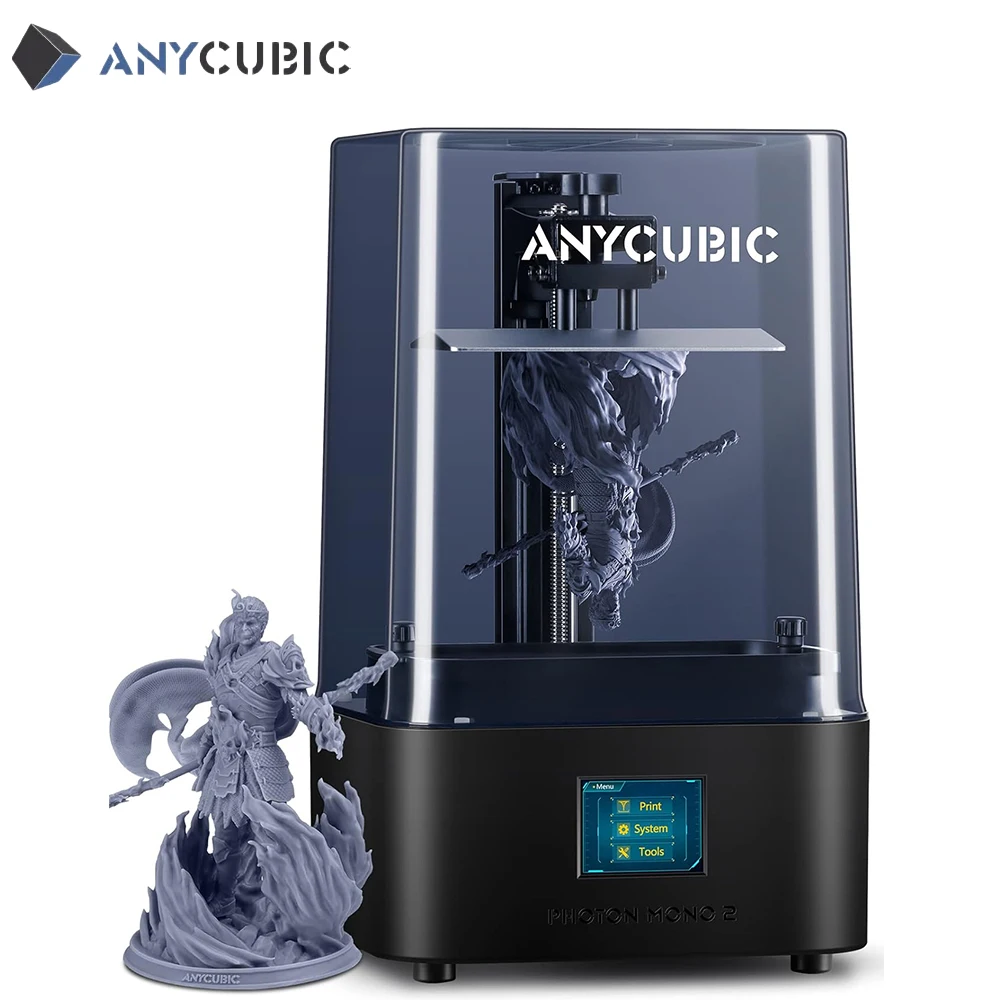 

ANYCUBIC Photon Mono 2 UV Resin 3D Printer High-Speed 3D Printing 4K + LCD Monochrome Screen 165*143*89mm Printing Size