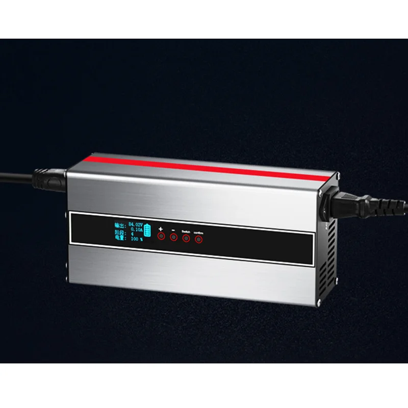 5A 10A 40V - 88.2V الجهد قابل للتعديل 48V 58.4V 72V 60V 67.2V 84V ليثيوم أيون Lifepo4 يبو شاحن بطارية شحن سريع 16S 20S